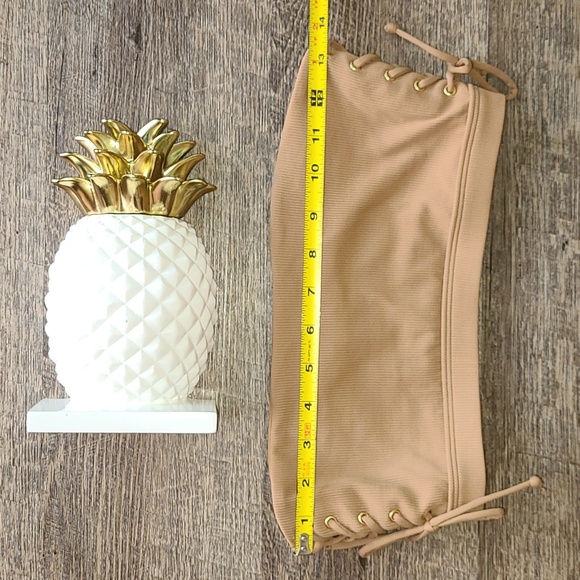 Lspace Ribbed Bandeau Bikini Top - Nude - Picture 11 of 13